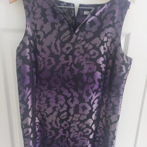 Peter Nygard  sheath dress with zipper back and fully lined